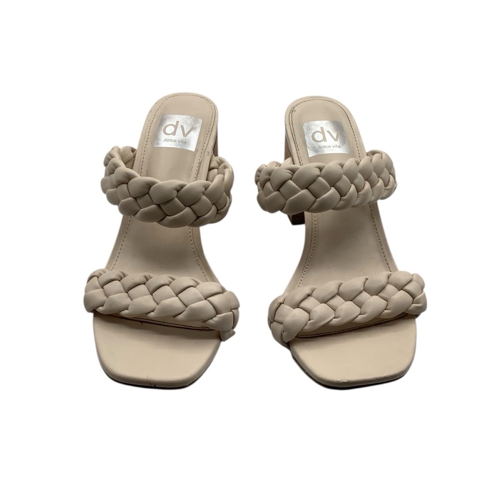 DV by Dolce Vita Women's Cream Braided Sandals size 7.5